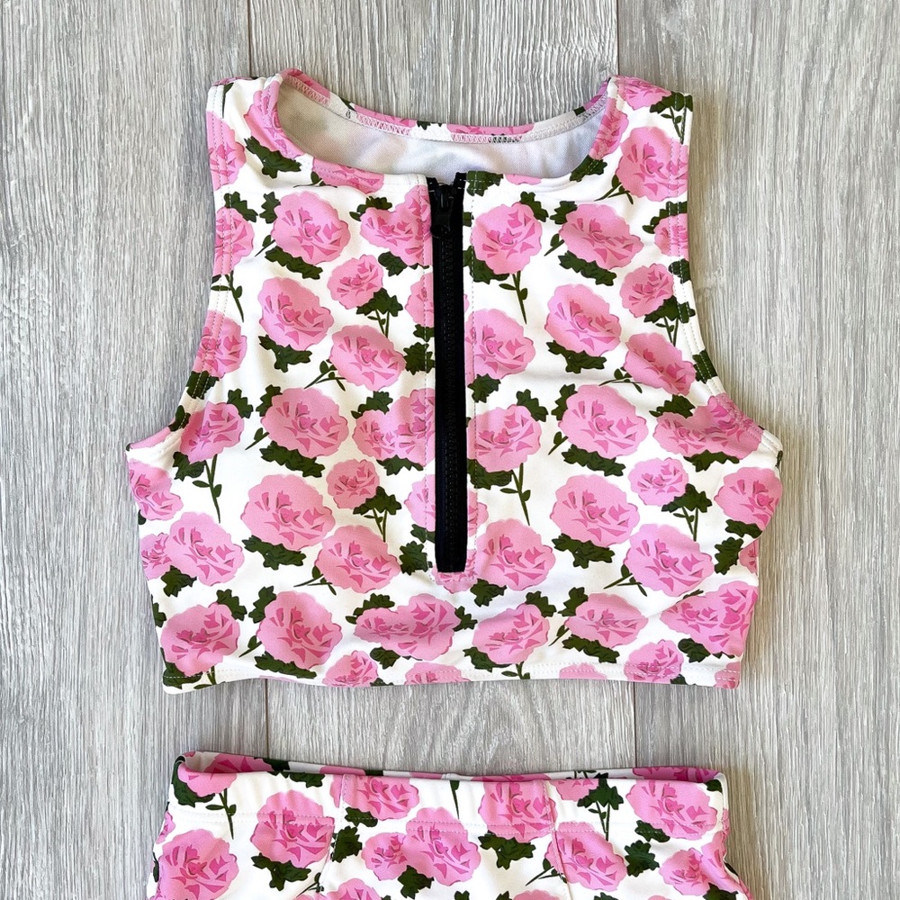 Kingdom & State Rare Floral Rose Tankini Bikini - Picture 6 of 8